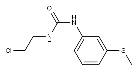 N-(2-chloroethyl)-N'-[3-(methylsulfanyl)phenyl]urea Structure