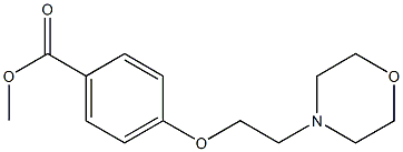 4-(2-吗啉-4-基-乙氧基)苯甲酸甲酯,,结构式