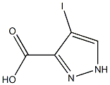 4-碘-1H-吡唑-3-羧酸 结构式