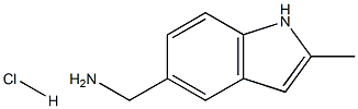 [(2-methyl-1H-indol-5-yl)methyl]amine hydrochloride Structure