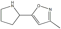 3-methyl-5-pyrrolidin-2-ylisoxazole Structure