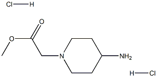 methyl (4-aminopiperidin-1-yl)acetate dihydrochloride Structure