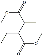 2-エチル-3-メチルこはく酸ジメチル 化学構造式