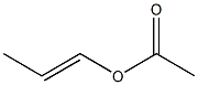 Acetic acid 1-propenyl ester Struktur