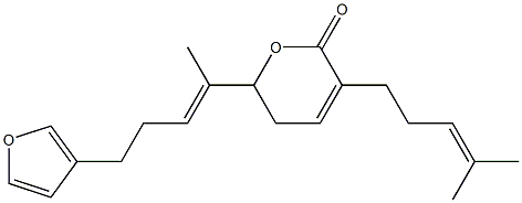 5,6-Dihydro-3-(4-methyl-3-pentenyl)-6-[1-methyl-4-(3-furanyl)-1-butenyl]-2H-pyran-2-one
