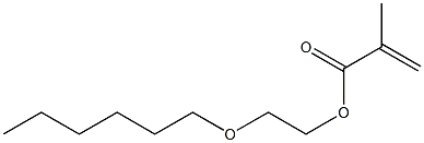 Methacrylic acid (3-oxanonan-1-yl) ester Structure