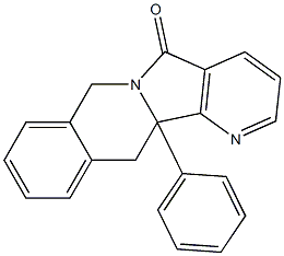 4b,5-Dihydro-4b-phenyl-10H-4,10a-diaza-11H-benzo[b]fluoren-11-one Struktur