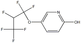 5-(1,1,2,3,3,3-Hexafluoropropyloxy)pyridin-2-ol 结构式