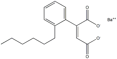 2-(2-Hexylphenyl)maleic acid barium salt