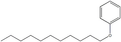 (ウンデシルオキシ)ベンゼン 化学構造式