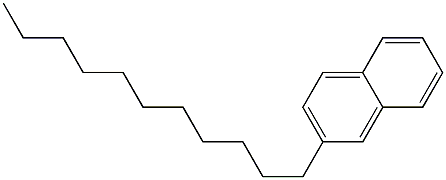 2-ウンデシルナフタレン 化学構造式