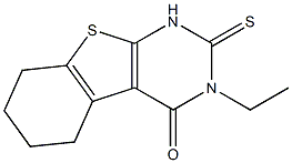 1,2,5,6,7,8-Hexahydro-3-ethyl-2-thioxo[1]benzothieno[2,3-d]pyrimidin-4(3H)-one|