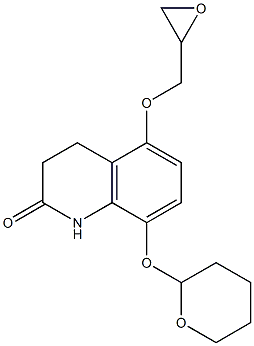 5-[(Oxiran-2-yl)methoxy]-8-(tetrahydro-2H-pyran-2-yloxy)-3,4-dihydro-2(1H)-quinolinone