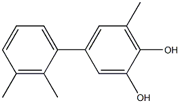 6-Methyl-4-(2,3-dimethylphenyl)benzene-1,2-diol Structure
