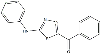 5-Benzoyl-N-phenyl-1,3,4-thiadiazol-2-amine Structure