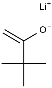 Lithium 1-tert-butylethene-1-olate 结构式