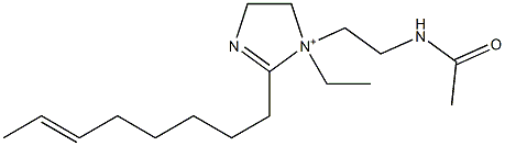 1-[2-(Acetylamino)ethyl]-1-ethyl-2-(6-octenyl)-2-imidazoline-1-ium
