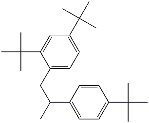 1-(2,4-Di-tert-butylphenyl)-2-(4-tert-butylphenyl)propane Structure