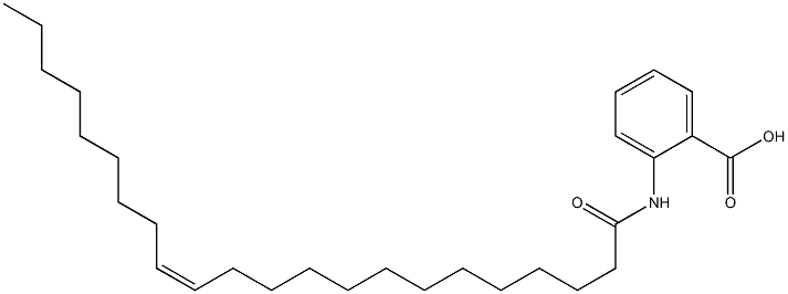 2-[[(Z)-1-Oxo-13-docosenyl]amino]benzoic acid Struktur