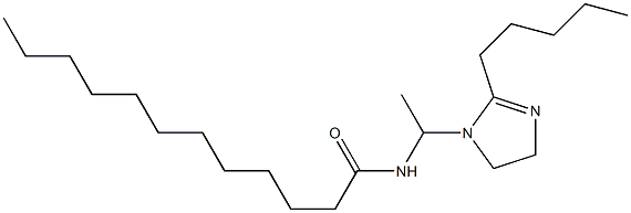 1-(1-Lauroylaminoethyl)-2-pentyl-2-imidazoline Struktur