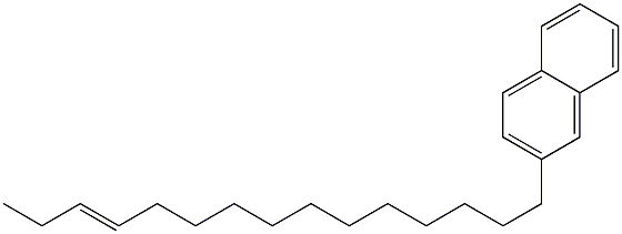 2-(12-Pentadecenyl)naphthalene Struktur