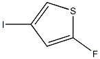 2-フルオロ-4-ヨードチオフェン 化学構造式