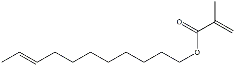 メタクリル酸(9-ウンデセニル) 化学構造式