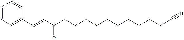 11-[(E)-3-Phenylacryloyl]undecanenitrile Struktur