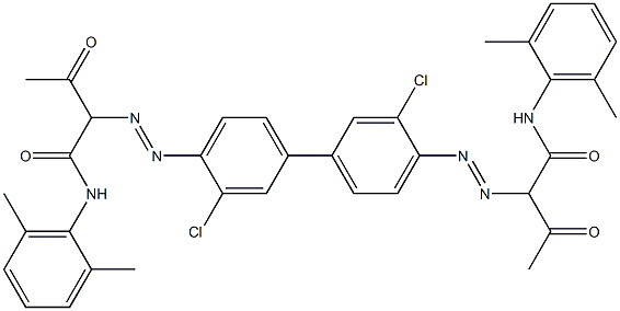 4,4'-Bis[[1-(2,6-dimethylphenylamino)-1,3-dioxobutan-2-yl]azo]-3,3'-dichloro-1,1'-biphenyl
