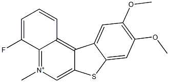 4-Fluoro-9,10-dimethoxy-5-methyl[1]benzothieno[2,3-c]quinolin-5-ium