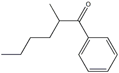 1-Phenyl-2-methyl-1-hexanone Structure