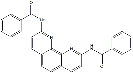 2,9-Bis(benzoylamino)-1,10-phenanthroline Structure