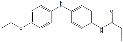 2-Iodo-4'-(4-ethoxyanilino)acetoanilide Structure