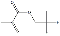 Methacrylic acid (2,2-difluoropropyl) ester Struktur