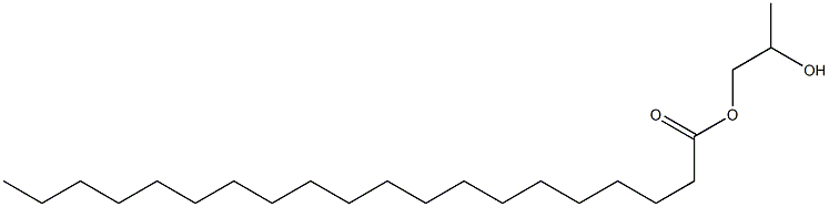 Icosanoic acid 2-hydroxypropyl ester Structure