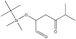 2-[(tert-Butyldimethylsilyl)oxy]-5-methyl-4-oxohexanal Structure