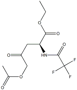  [S,(-)]-5-(Acetyloxy)-2-[(2,2,2-trifluoroacetyl)amino]levulinic acid ethyl ester