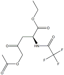 [S,(-)]-5-(Acetyloxy)-2-[(2,2,2-trifluoroacetyl)amino]levulinic acid ethyl ester