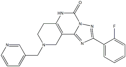  2-(2-Fluorophenyl)-6,7,8,9-tetrahydro-8-(3-pyridinylmethyl)-1,3,3a,5,8-pentaaza-3aH-benz[e]inden-4(5H)-one