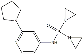 Bis(1-aziridinyl)[[2-(1-pyrrolidinyl)-4-pyridyl]amino]phosphine oxide