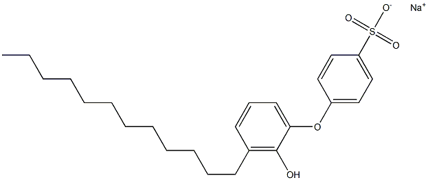 2'-Hydroxy-3'-dodecyl[oxybisbenzene]-4-sulfonic acid sodium salt|