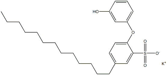 3'-Hydroxy-4-tridecyl[oxybisbenzene]-2-sulfonic acid potassium salt
