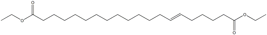6-イコセン二酸ジエチル 化学構造式