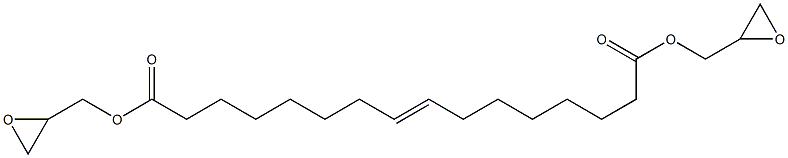 8-Hexadecenedioic acid di(oxiranylmethyl) ester Struktur