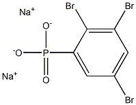 2,3,5-Tribromophenylphosphonic acid disodium salt Structure
