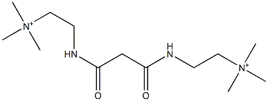 2,2'-(Malonylbisimino)bis(N,N,N-trimethylethanaminium) Struktur