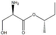 (S)-2-Amino-3-hydroxypropanoic acid (R)-1-methylpropyl ester Structure