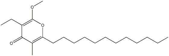 6-Methoxy-3-methyl-5-ethyl-2-dodecyl-4H-pyran-4-one