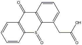 4-カルボキシメチル-9-オキソ-9H-チオキサンテン10-オキシド 化学構造式