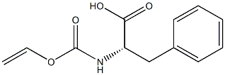 N-[(エテニルオキシ)カルボニル]-L-フェニルアラニン 化学構造式